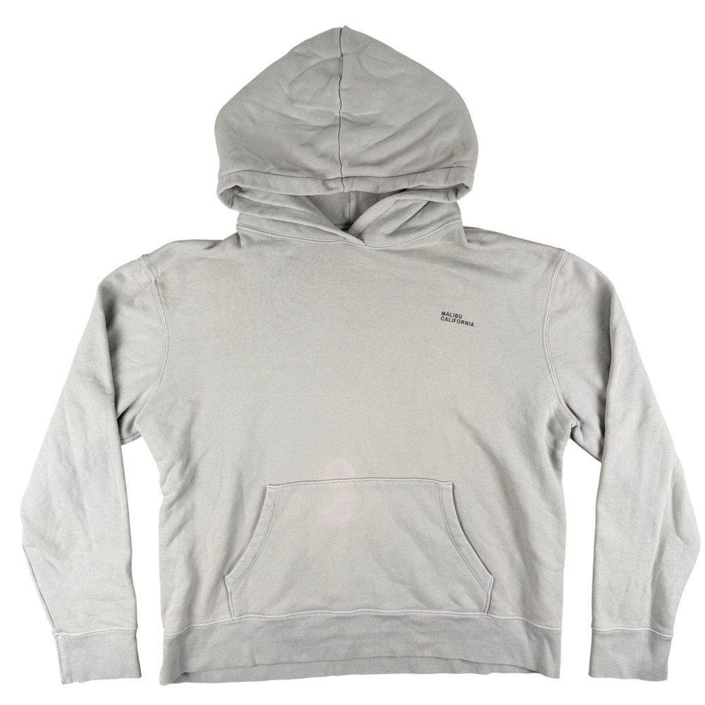 California Incline Hoodie Mens XL‎ Gray Malibu Graphic Scenic Beach LA MSRP $189